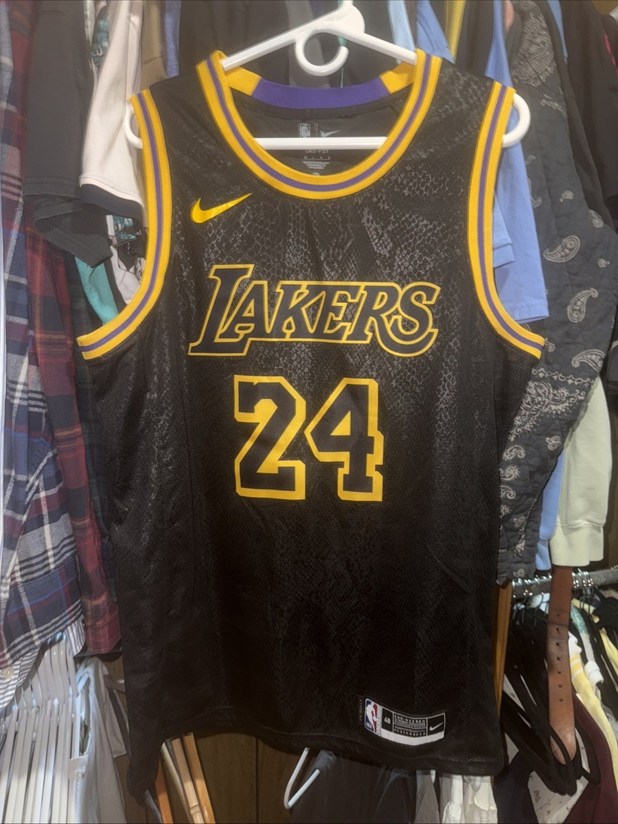 バスケットボール NIKE - kobe bryant Black mamba city edition XL Nike Kobe Bryant LA Lakers Black Mamba City Edition Swingman