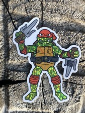 TMNT Mutant Mayhem Raphael Glitter Action Sticker