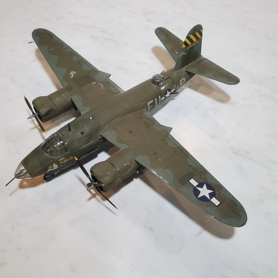 Vintage B-26 Marauder WWII Bomber They Satisfy Plastic Model Plane 1/44? 1/48?  - Image 2 of 4