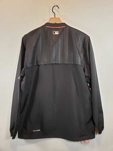 NWOT Majestic MLB Orioles Men's (S) Authentic Cool Base 1/4 Zip Pullover Jacket - Picture 5 of 11