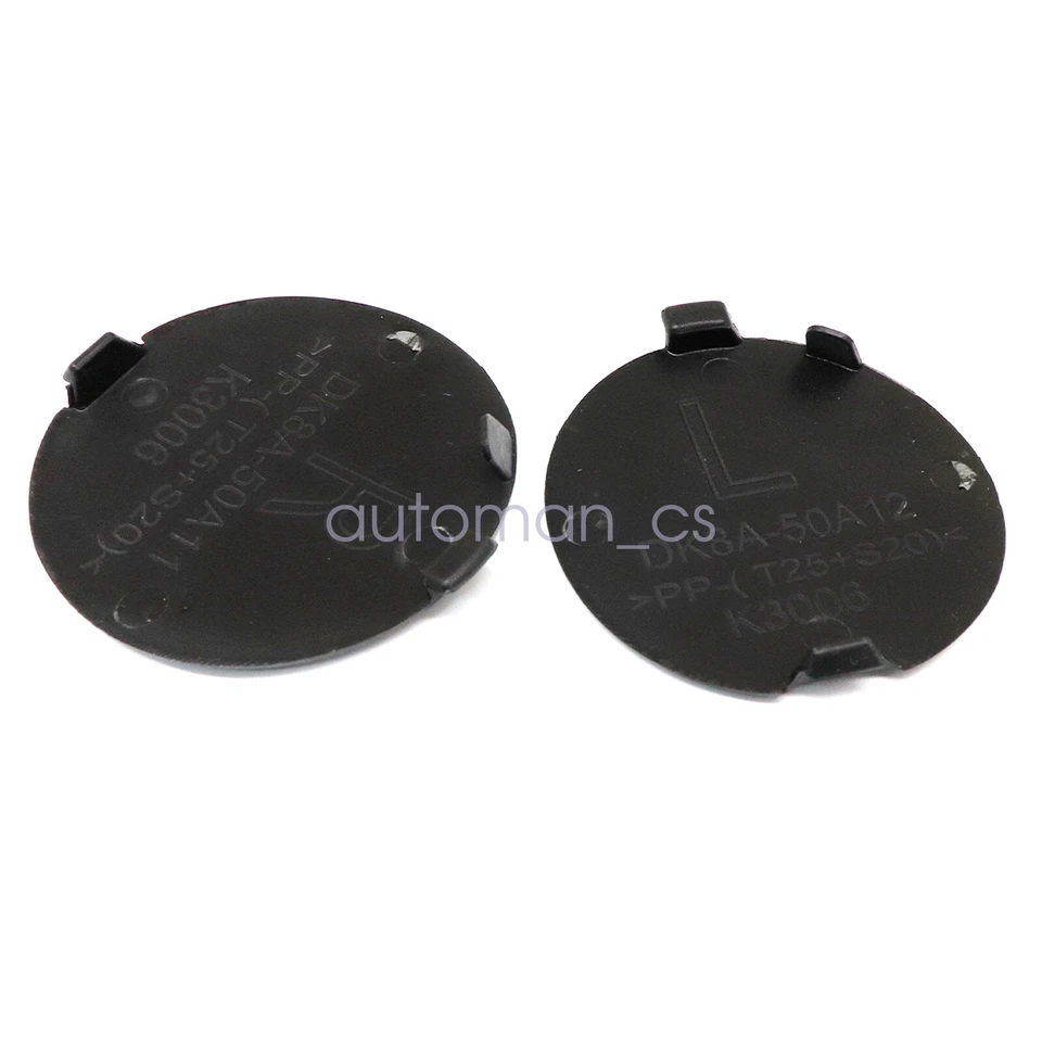 Parachoques delantero gancho de remolque cubierta de ojo tapa de moldura de remolque para Mazda CX-3 2016-2023 nuevo Foto 4 de 4