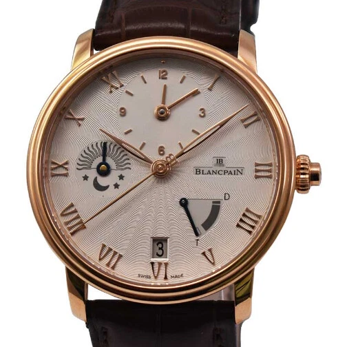 Blancpain — BLANCPAIN  -  Villeret Half Timezone Half Hunter 40mm Automatic