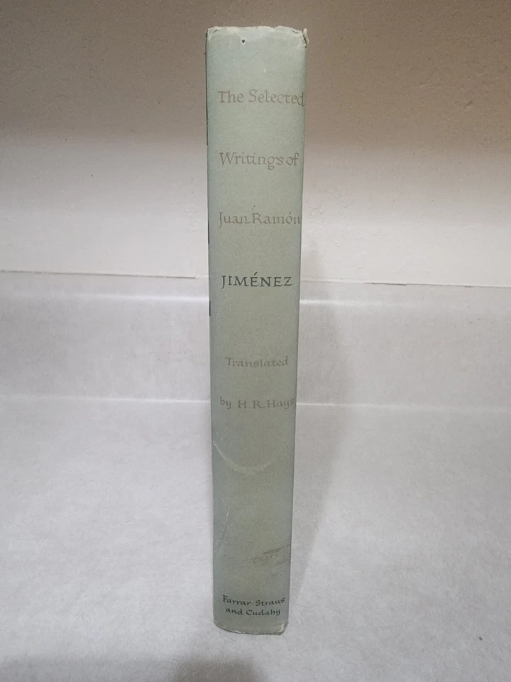 SELECTED WRITINGS Juan Ramon Jimenez NOBEL PRIZE 1st Edition First Printing 1957 Foto 2 de 4