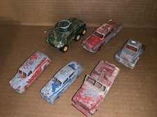 Vintage Lot Of Metal Tootsietoy Vehicles