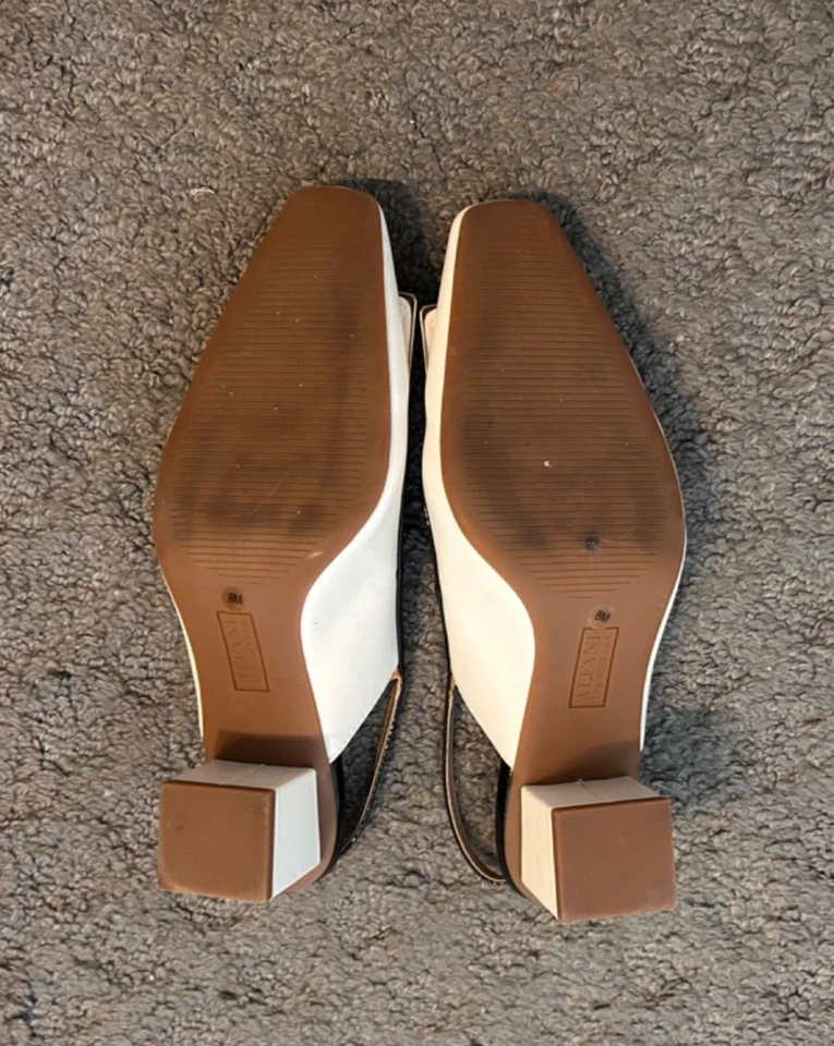 Zapatos ALFANI Mujer - Cordones - Invierno Blanco/Negro Cuero y Charol - 8 M Foto 4 de 4