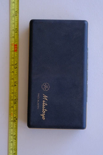 Mitutoyo micrometer in case - used from estate of mechanic