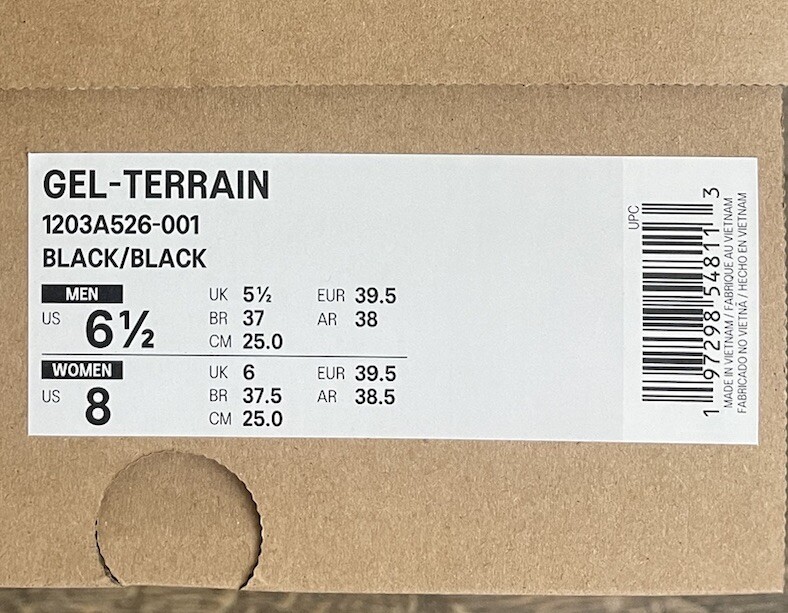 Asics x Cecilie Bahnsen Gel-Terrain BLACK US 8 | eBay Asics x Cecilie Bahnsen Gel-Terrain BLACK US 8 | eBay