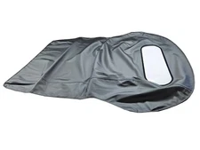 Fits: Volkswagen Beetle 1973-79 Soft Top W/ Plastic Window Haartz Black Pinpoint