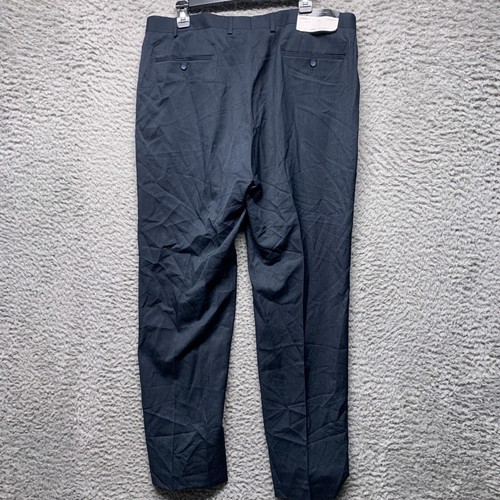Marc New York Suit Pants Mens 37 32 Navy Blue Dress Work Flat Front - Picture 5 of 6