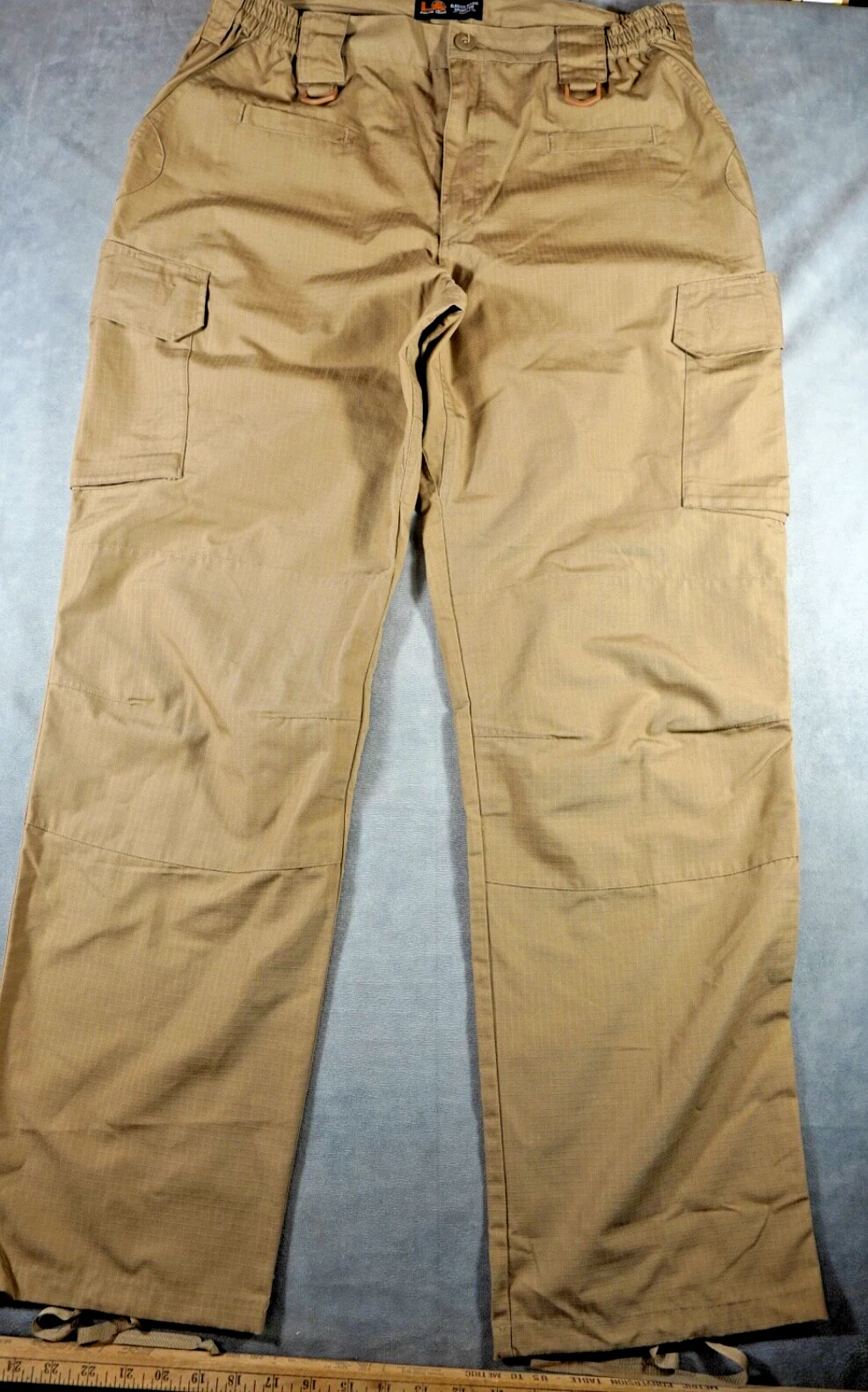 NEW LA Police Gear Elastic Basic Operator Tactical Pants Coyote Brown Mens 38X34
