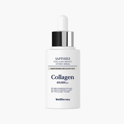 WellDerma Sapphire Collagen Impact Hydro Serum 50ml, Korean Cosmetics, Kbeauty