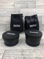 Vivitar 58mm 2.2X telephoto and 0.43X wide angle attachment set