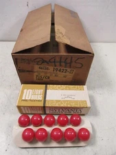 Case of 120 Sylvania 7 1/2 Watt S11 Red Score Board Light Bulb Medium Brass Base