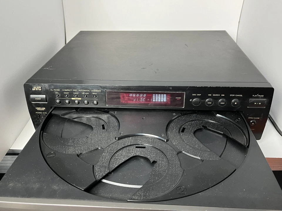 JVC Compact CD 5 Disc Player/Changer Vintage Home Audio XL-FZ158BK - Image 2 of 4