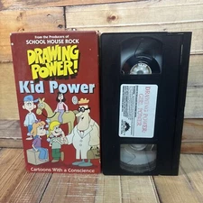 Kid Power Drawing Power VHS Tape Used Cartoon 