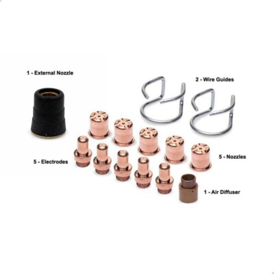 Langlebig Plasma Kit Für Cut 60 CB70 Brennerspitze 1 Spitze Vortexring