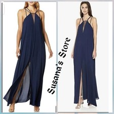 NWT BCBG MAXAZRIA SIZE S Karina Sleeveless Front Slit Gown Maxi Dress MSRP 268
