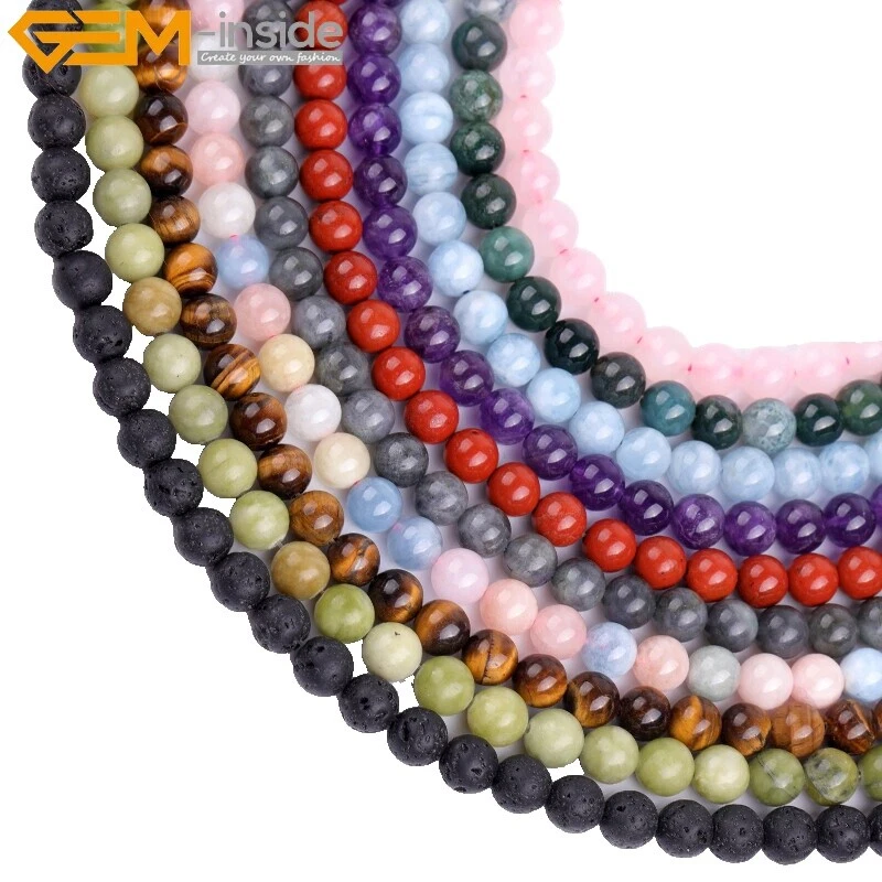 Joyas de Piedras Preciosas Fuego Pulido Craft Beads