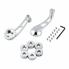 Pair Aluminum Billet Manual Window Crank Handle Winders Car Truck Glass Car Door
