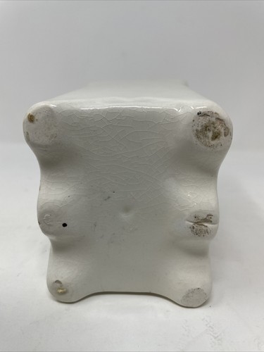 Vintage ceramic tea cannister blue windmill 8” with lid - Picture 10 of 11