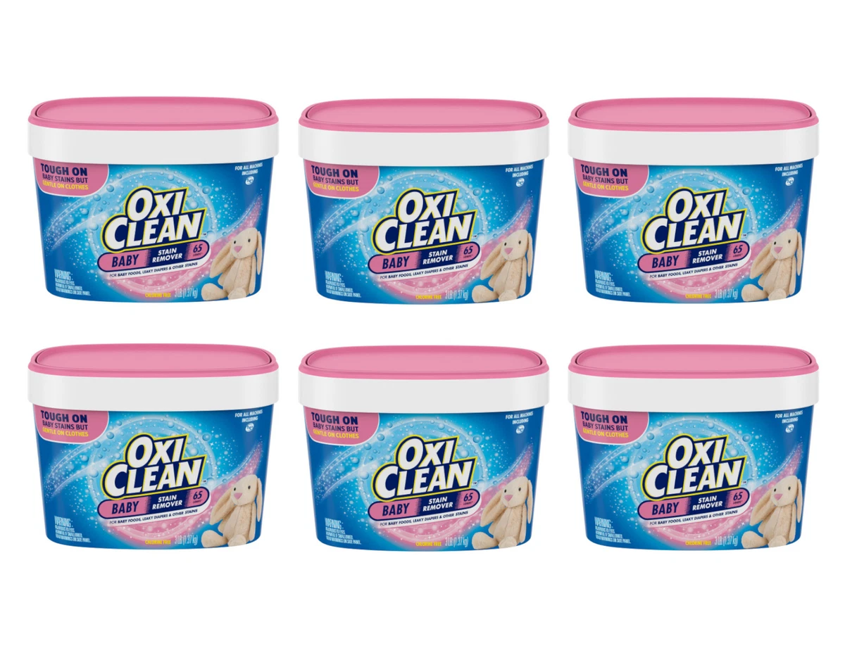 OxiClean Baby Stain Soaker 3lbs. Pack of 6 eBay