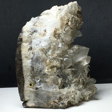 Racimo de cristal natural 600 g, piedra espécimen, tallado a mano, peces tropicales. REGALO.QJ