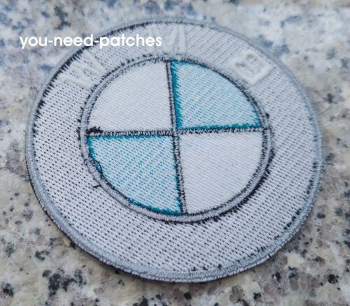 BMW logo Patch German Car Auto Racing 3"(78mm) on embroidery Aufnäher - Bild 2 von 2