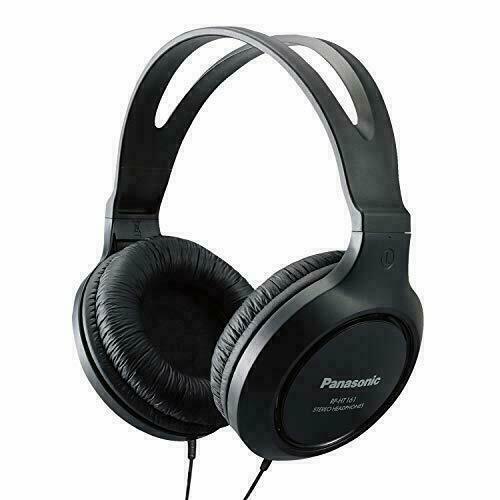 Panasonic RP-HT161-K Over the Ear Headphone - Black Wired - Picture 1 of 1