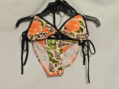 Choice By Bluewave  Print String Bikini. Sz S NWT