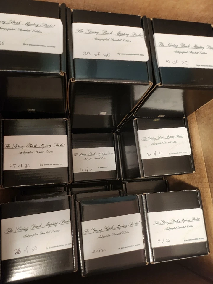 The Giving Back Mystery Packs Autograph Baseball Edition Chasing Cooperstown  - Image 2 of 4