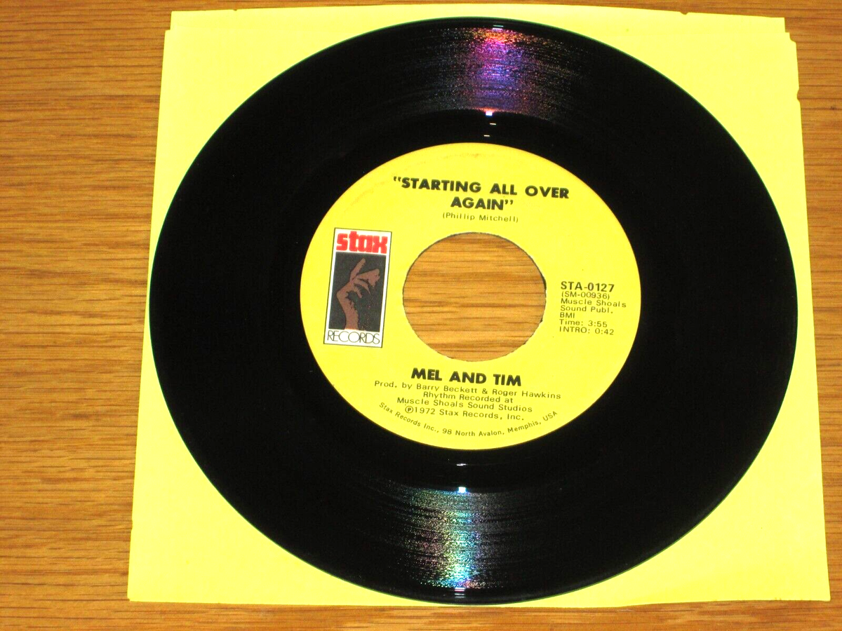 SOUL 45 RPM - MEL & TIM - STAX 0127 - 