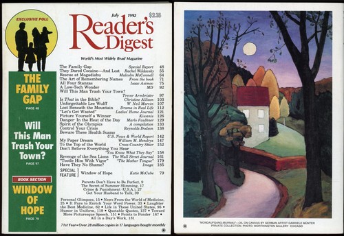 Vintage Reader's Digest 5 issues (1990-1992) Bush Clinton - Picture 4 of 8