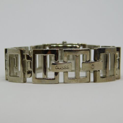 GUESS G86135L Silver Tone Quartz Analog Women's Watch Sz. 6 3/4" New Battery - Picture 3 of 10