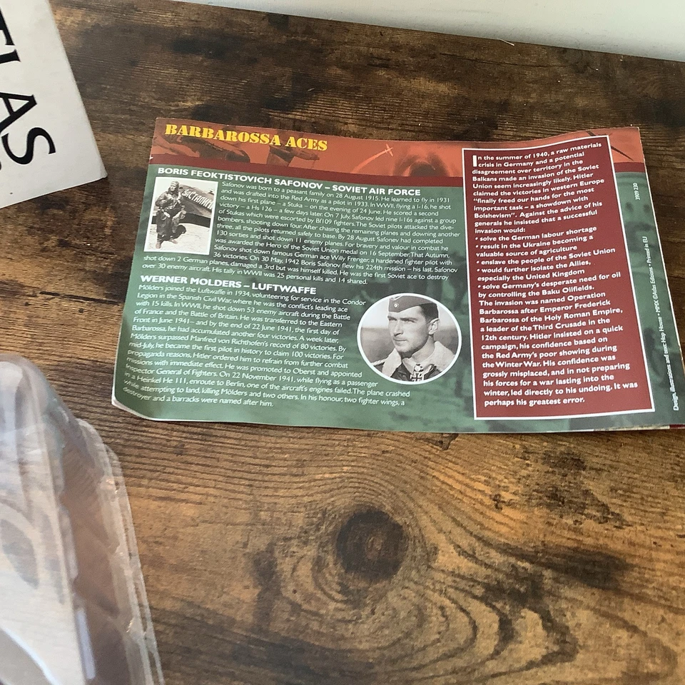 Atlas Editions 15cm Long 4909330 - Polikarpov I16 Operation Barbarossa 1941 - Image 2 of 4