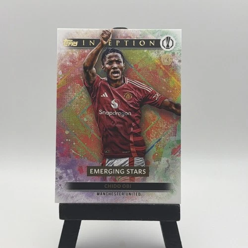 Topps Inception Uefa Club Competitions 2024/25 Chido Obi Rookie RC Man United