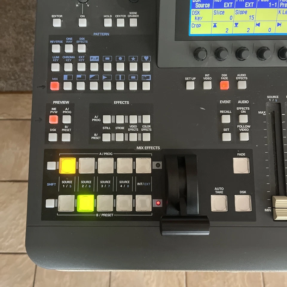 Panasonic AG-MX70P Digital Audio-Video Mixer 8-IN Video Switcher - NO Power Cord - Image 4 of 4