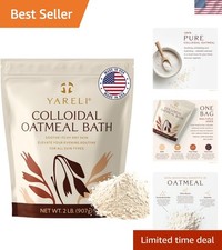 Colloidal Oatmeal, 2lb 32oz, Bath Powder for Dry Skin, for Adults, Baby and Kids