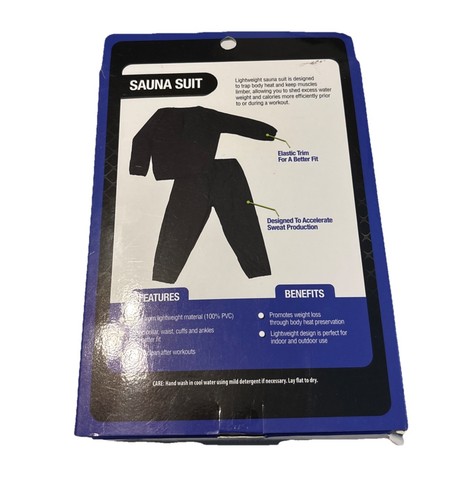 Pro Strength Unisex Sauna Suit L/XL Lightweight & Comfortable NEW - Picture 2 of 3