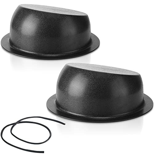 2 Pcs Universal Angled Speaker Enclosures Boxes Pods Surface Black No Hole Cut - Picture 2 of 7