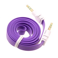Aux Cable 3.5mm Adapter Car Stereo Aux-in Audio Cord Speaker for Cell Phones
