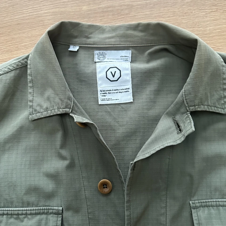 Visvim Ripstop M65 Field Jacket Kilgore L Japan Cubism F.I.L Giza Cotton - Image 3 of 4