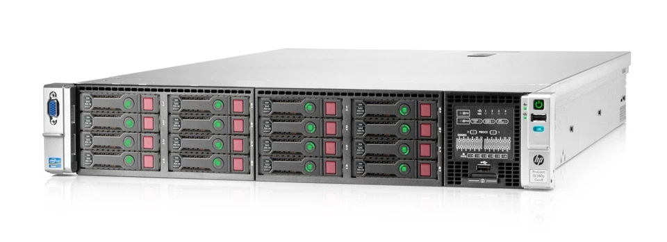HPE DL380 Gen8 2x Xeon E5-2630, 256GB RAM, 16x SFF 450GB HDD