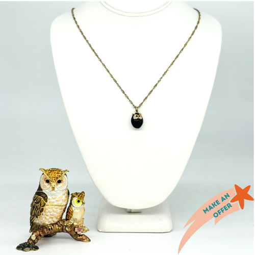 Kingspoint Mother & Chick Owls Trinket Box with Necklace - Picture 1 of 10