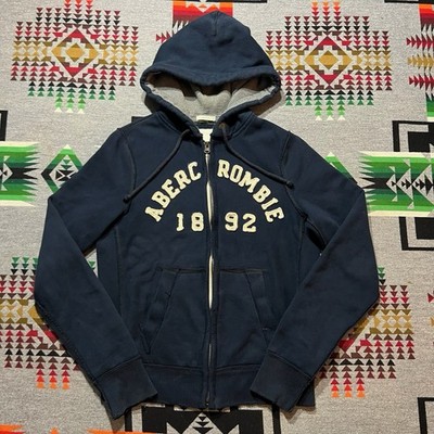 Vintage Abercrombie Fitch Muscle Hoodie Mens Medium Heavyweight