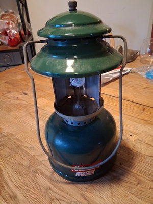 #ad #ad COLEMAN LANTERN VINTAGE 3 1963 LP GAS LANTERN SINGLE MANTEL missing GLOBE $29.95