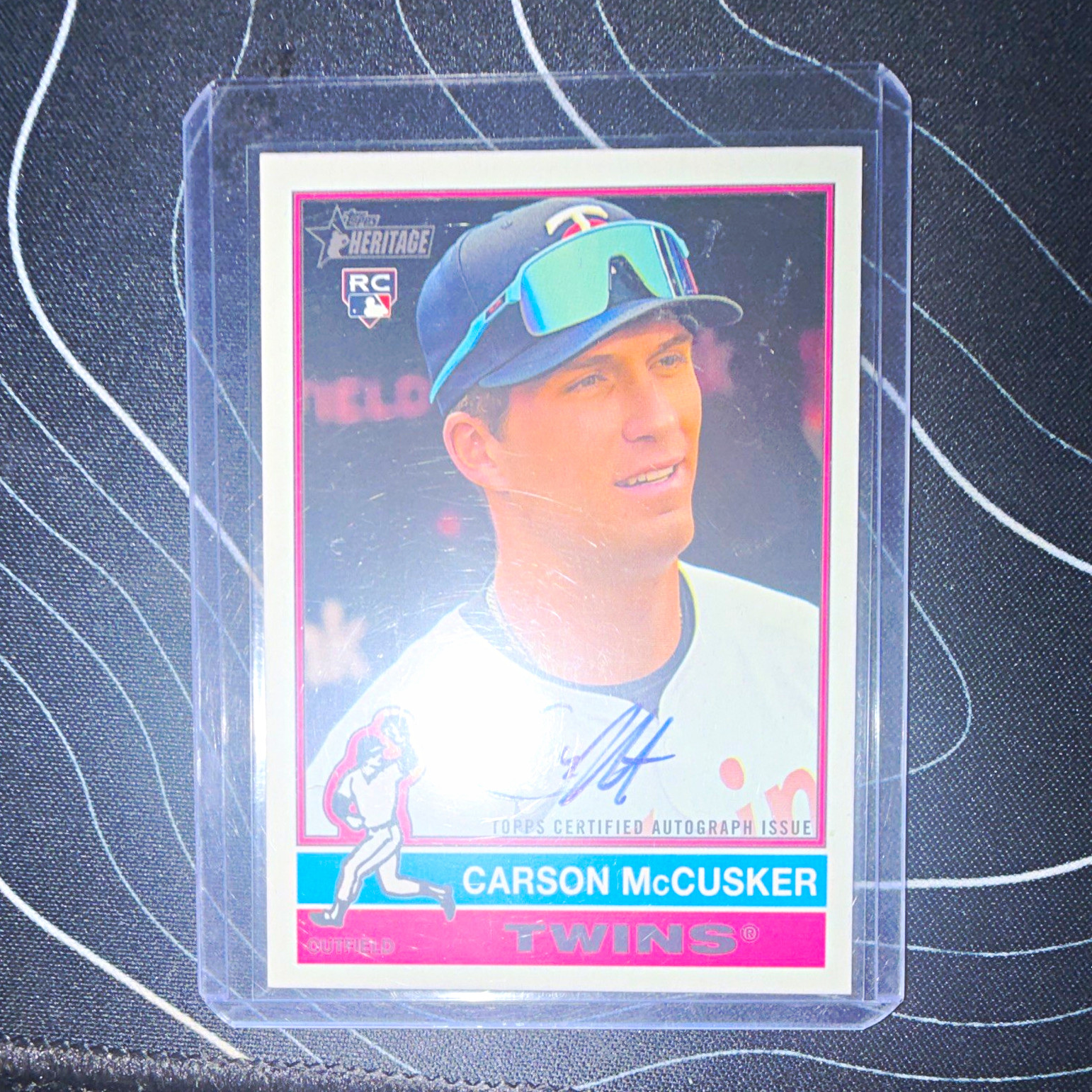 Topps 2025 Heritage HN Real One Autos Carson McCusker RC Auto ROA-MCC Twins