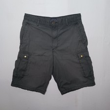 Levi's Strauss Mens Snap Carrier Cargo Shorts 34 Gray 11" Inseam