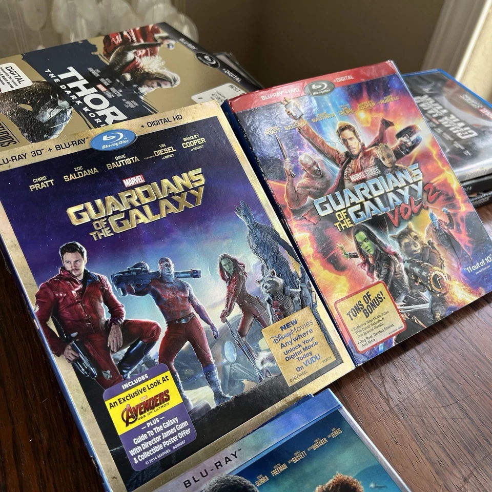 Avengers Guardians Batman Lot Of 15 4K Blu-Ray & DVDS Movies MCU Marvel W Slip - Image 4 of 4