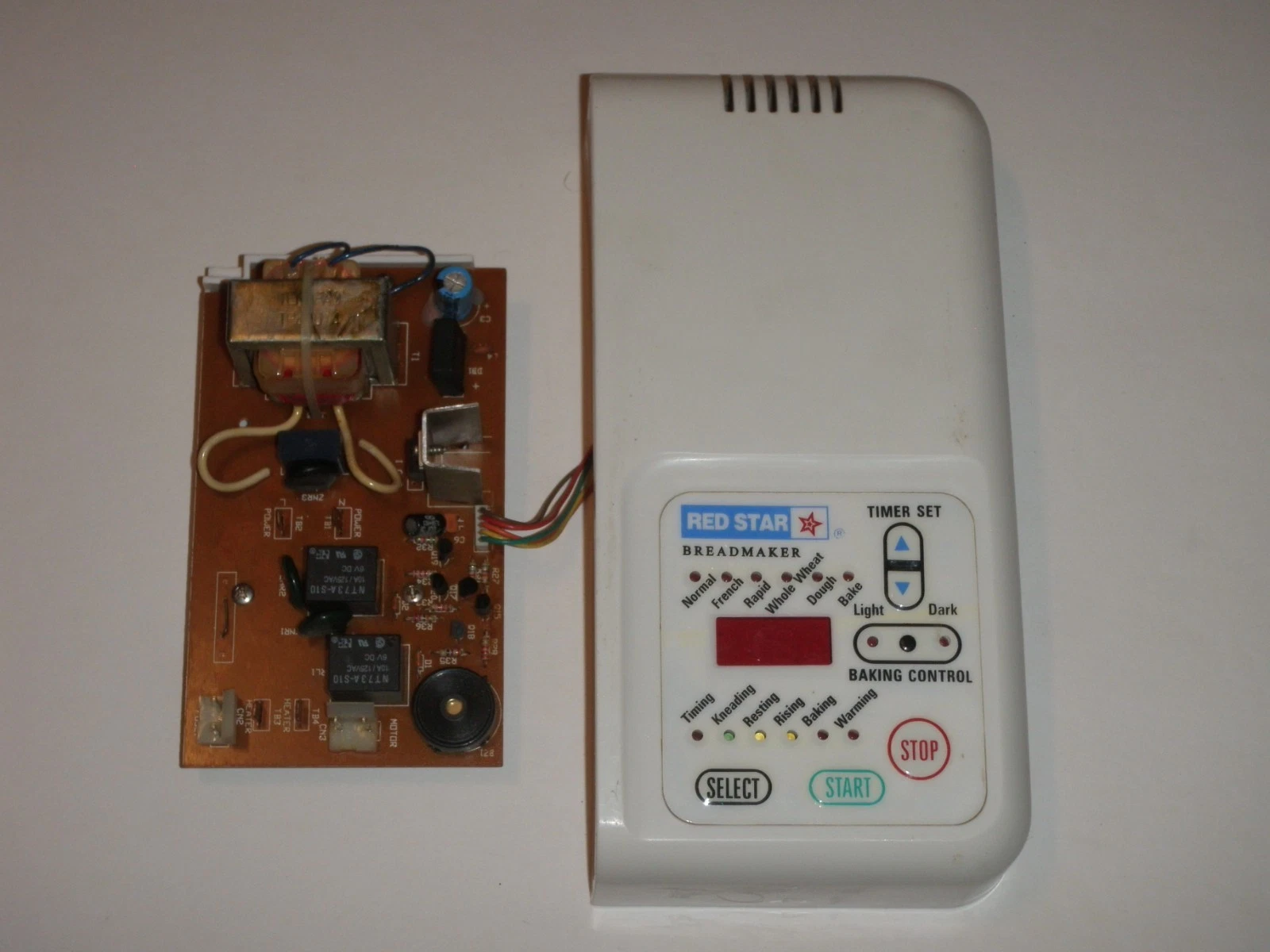 Electronic Control Panel + PCB for Red Star Bread Maker ERS100 Style TS-238A