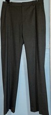 Women  s Lauren by Ralph Lauren Gray Wool w Stretch Trousers Pants Size 10 32x32